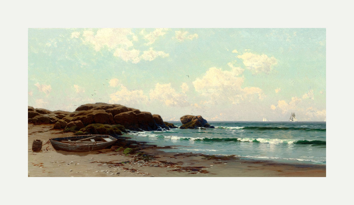 Alfred Thompson Bricher, Afternoon by the Ocean — rolled canvas