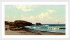 Alfred Thompson Bricher, Afternoon by the Ocean — white frame
