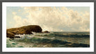 Alfred Thompson Bricher, Afternoon Surf — dark grey frame