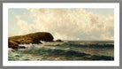 Alfred Thompson Bricher, Afternoon Surf — light grey frame