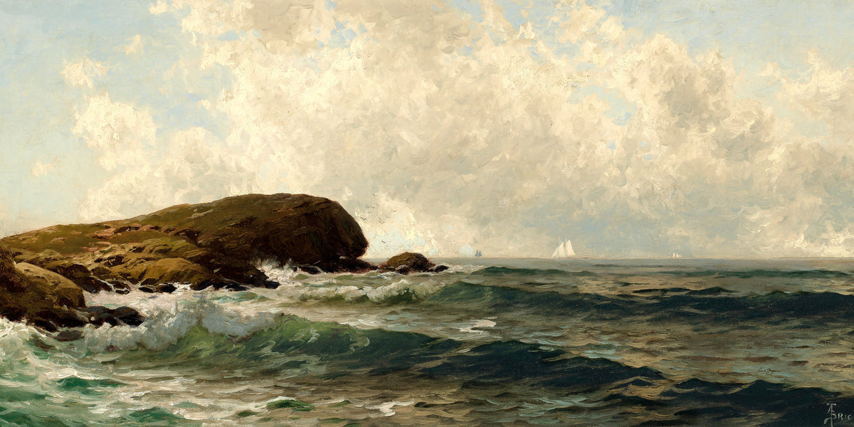 Alfred Thompson Bricher, Afternoon Surf — unframed