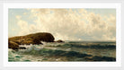 Alfred Thompson Bricher, Afternoon Surf — white frame