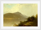 Alfred Thompson Bricher, Along the Hudson River (1872) — white frame
