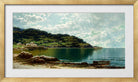 Alfred Thompson Bricher, Along the Maine Coast (1885) — gold frame