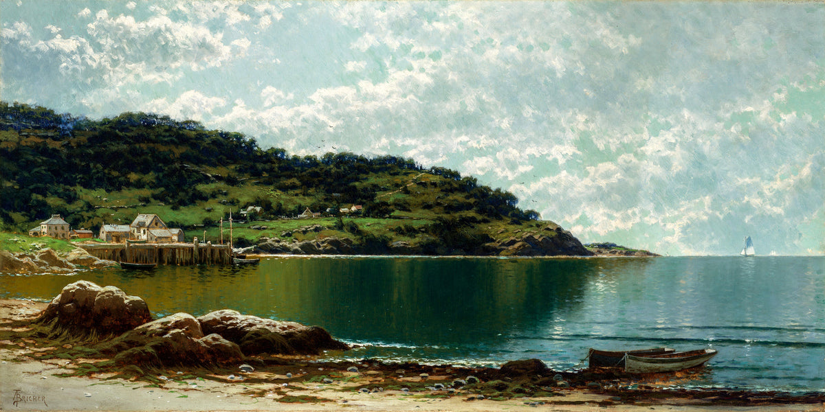 Alfred Thompson Bricher, Along the Maine Coast (1885) — unframed