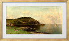 Alfred Thompson Bricher, At Water’s Edge — gold frame