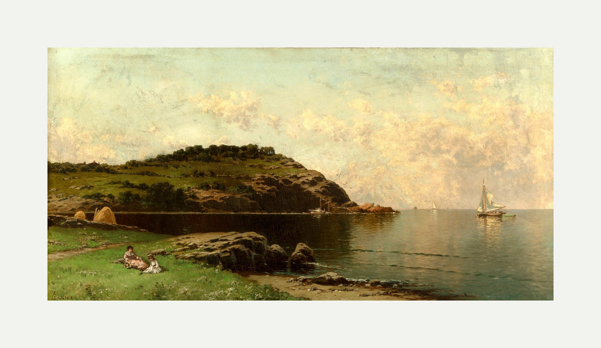 Alfred Thompson Bricher, At Water’s Edge — rolled canvas