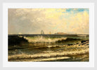Alfred Thompson Bricher, Breaking Waves (circa 1882) — white frame