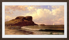 Alfred Thompson Bricher, Castle Rock, Nahant, Massachusetts — brown frame