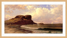 Alfred Thompson Bricher, Castle Rock, Nahant, Massachusetts — oak frame