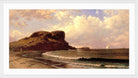 Alfred Thompson Bricher, Castle Rock, Nahant, Massachusetts — white frame
