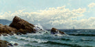 Alfred Thompson Bricher, Crashing Waves — unframed