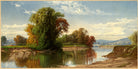 Alfred Thompson Bricher, Early Autumn on Esopus Creek — unframed