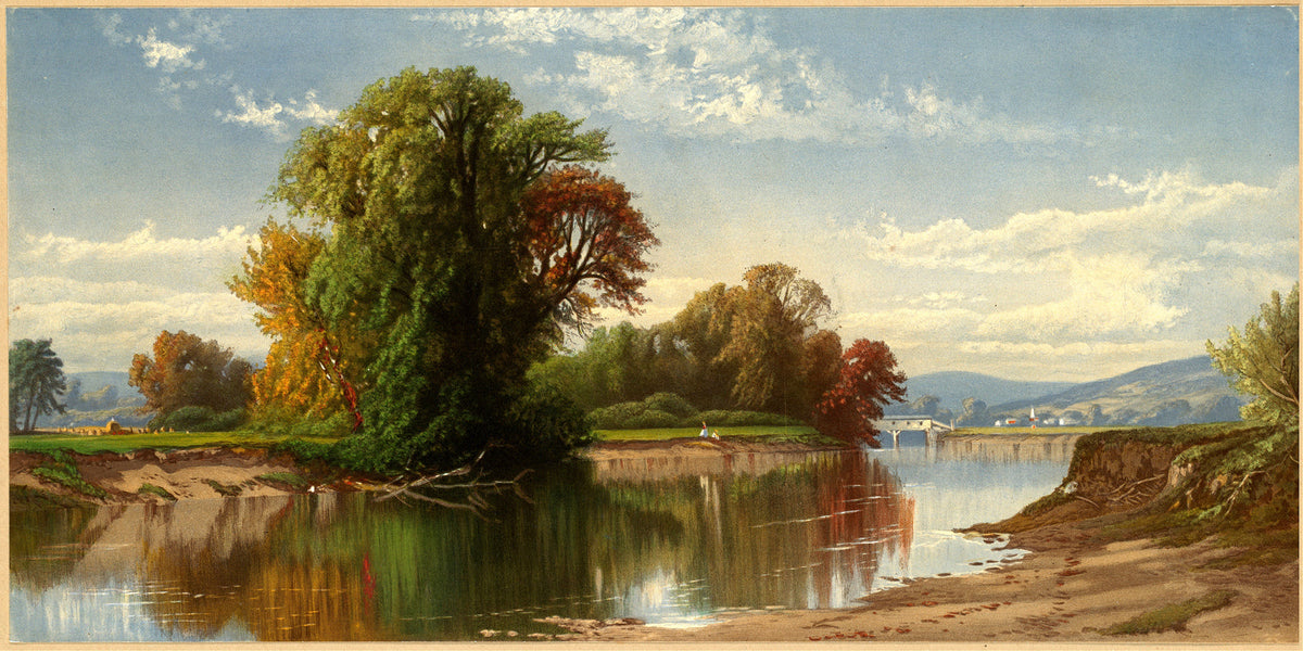 Alfred Thompson Bricher, Early Autumn on Esopus Creek — unframed