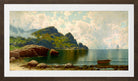 Alfred Thompson Bricher, Grand Manan (circa 1888) — brown frame