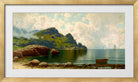Alfred Thompson Bricher, Grand Manan (circa 1888) — gold frame