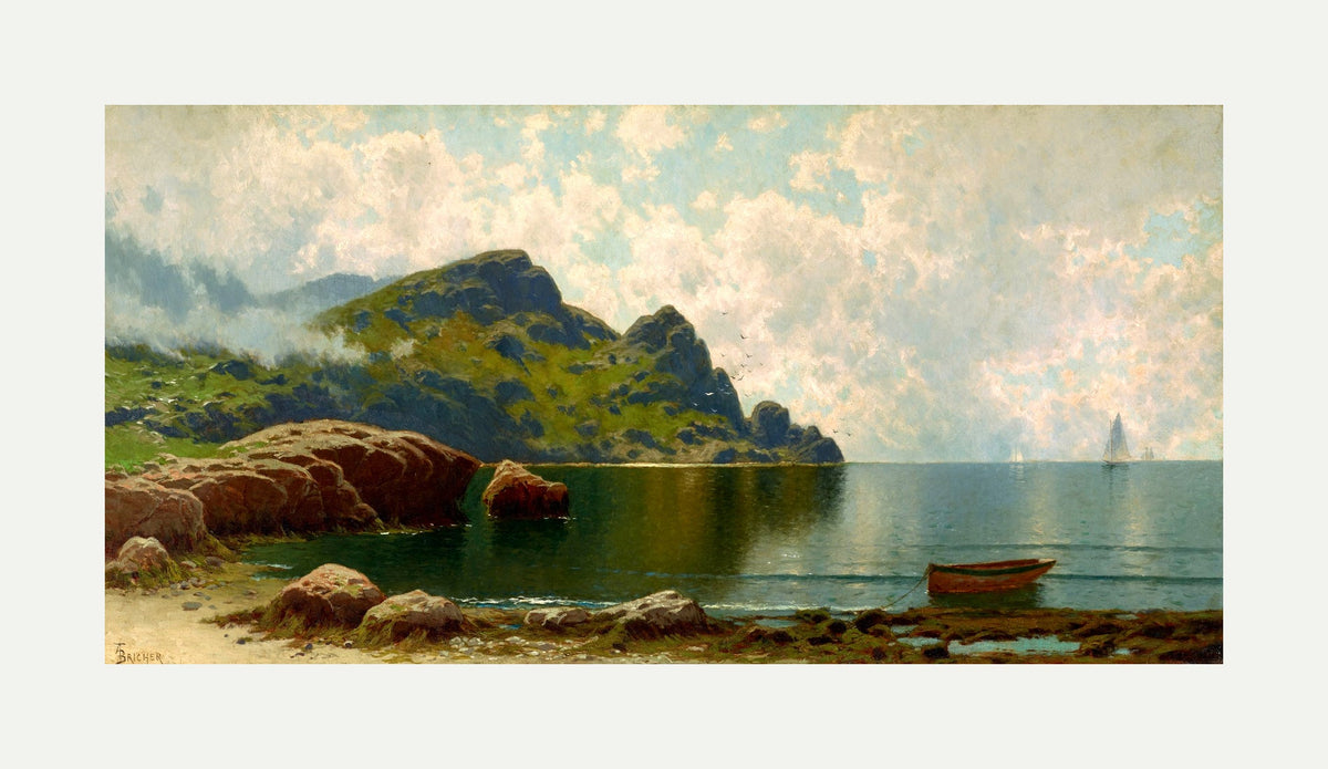 Alfred Thompson Bricher, Grand Manan (circa 1888) — rolled canvas