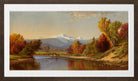 Alfred Thompson Bricher, Late Autumn in the White Mountains — brown frame