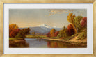 Alfred Thompson Bricher, Late Autumn in the White Mountains — gold frame