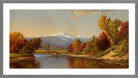 Alfred Thompson Bricher, Late Autumn in the White Mountains — light grey frame