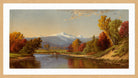 Alfred Thompson Bricher, Late Autumn in the White Mountains — oak frame