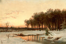 Alfred Thompson Bricher, Late Autumn, Saco River — unframed