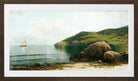 Alfred Thompson Bricher, Marine Landscape (circa 1895) — brown frame