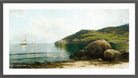 Alfred Thompson Bricher, Marine Landscape (circa 1895) — dark grey frame