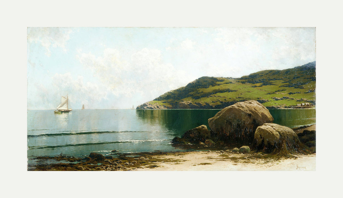 Alfred Thompson Bricher, Marine Landscape (circa 1895) — rolled canvas