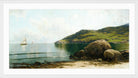 Alfred Thompson Bricher, Marine Landscape (circa 1895) — white frame