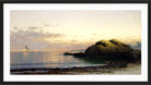 Alfred Thompson Bricher, New England Coast (circa 1890) — black frame