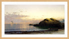 Alfred Thompson Bricher, New England Coast (circa 1890) — oak frame