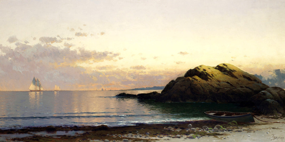 Alfred Thompson Bricher, New England Coast (circa 1890) — unframed