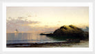Alfred Thompson Bricher, New England Coast (circa 1890) — white frame