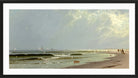 Alfred Thompson Bricher, Newport Beach (1872) — black frame