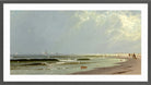 Alfred Thompson Bricher, Newport Beach (1872) — dark grey frame