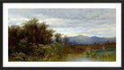Alfred Thompson Bricher, North Conway, New Hampshire (circa 1858) — black frame