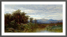 Alfred Thompson Bricher, North Conway, New Hampshire (circa 1858) — dark grey frame
