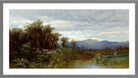 Alfred Thompson Bricher, North Conway, New Hampshire (circa 1858) — light grey frame