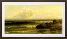 Alfred Thompson Bricher, On the Coast (circa 1890) — brown frame