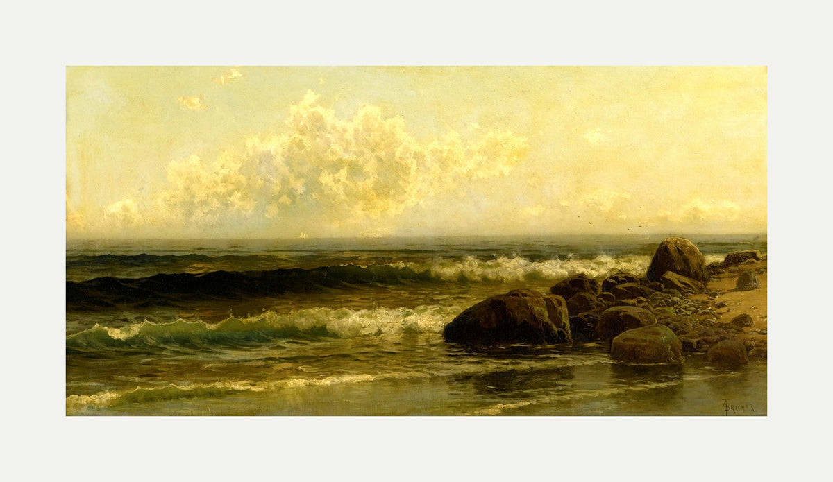 Alfred Thompson Bricher, On the Coast (circa 1890) — rolled canvas