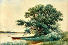 Alfred Thompson Bricher, Punt on a River — unframed