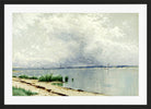 Alfred Thompson Bricher, Reflected Reeds (circa 1875) — black frame