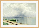 Alfred Thompson Bricher, Reflected Reeds (circa 1875) — oak frame