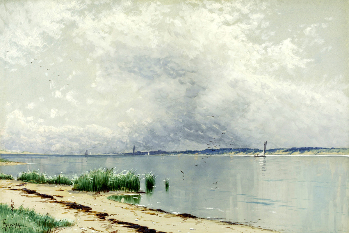 Alfred Thompson Bricher, Reflected Reeds (circa 1875) — unframed