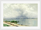 Alfred Thompson Bricher, Reflected Reeds (circa 1875) — white frame