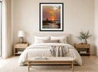 Alfred Thompson Bricher, Sailboats at Sunset — bedroom