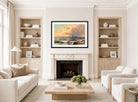 Alfred Thompson Bricher, Sails at Sunset — living room roomset