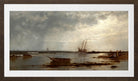 Alfred Thompson Bricher, Seascape (1878) — brown frame