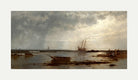 Alfred Thompson Bricher, Seascape (1878) — rolled canvas